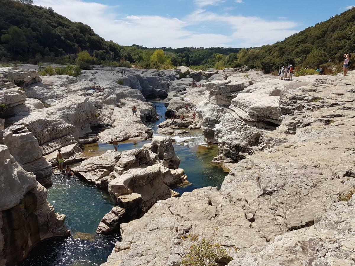 La Casita Villa Avec Piscine Pres D'Uzes Saint-Laurent-la-Vernede ภายนอก รูปภาพ