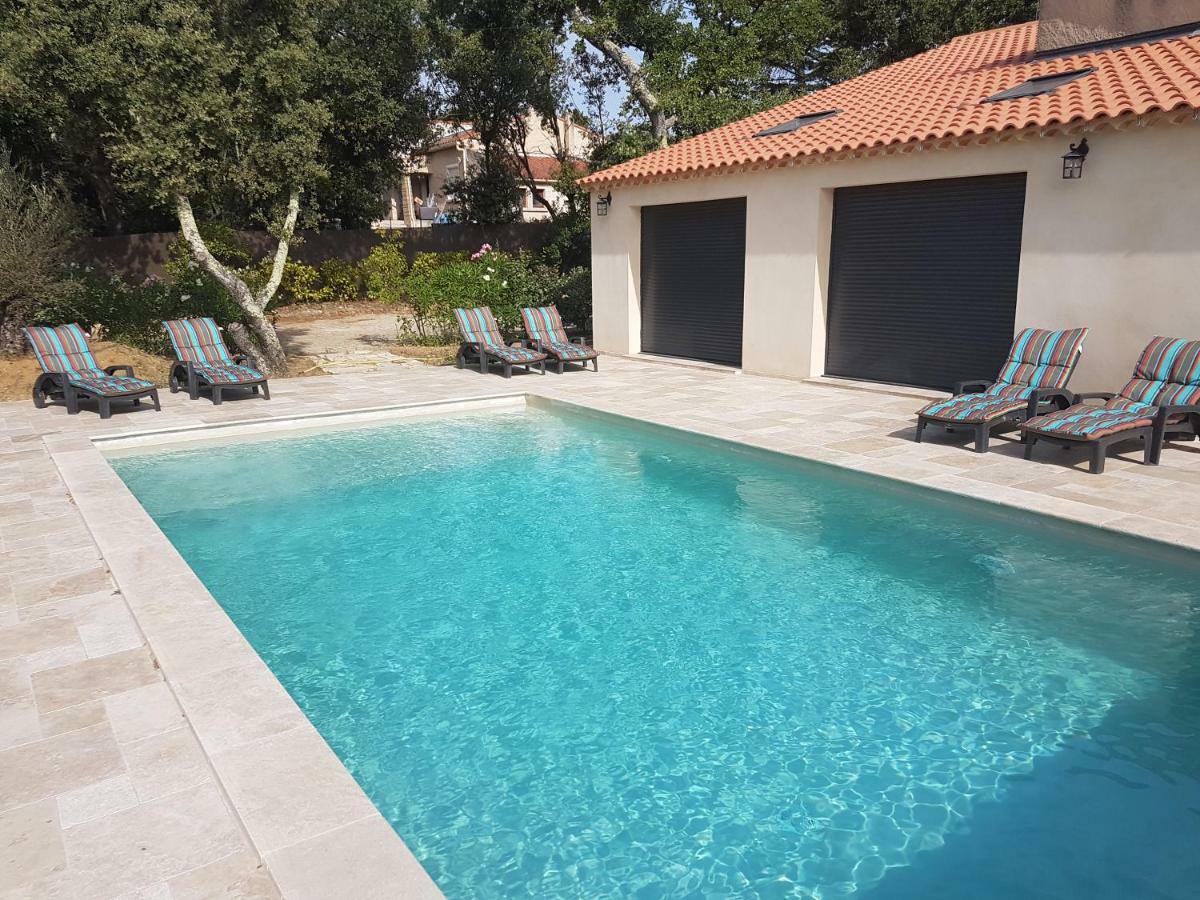La Casita Villa Avec Piscine Pres D'Uzes Saint-Laurent-la-Vernede ภายนอก รูปภาพ